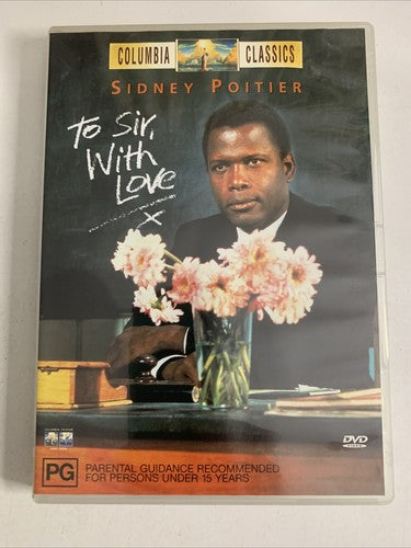 To Sir with Love (DVD, 1966) Sidney Poitier, Judy Geeson Region 4 NEW