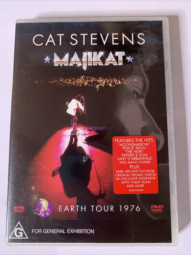 Cat Stevens – Majikat Earth Tour 1976 (DVD, 2004) Region 4