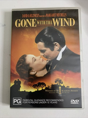 Gone with the Wind (DVD, 1939) Clark Gable Region 4