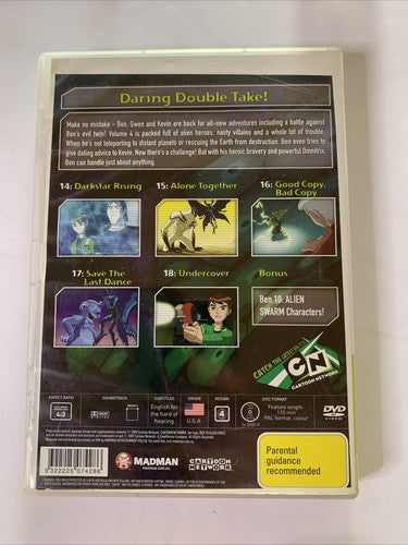 Ben 10 Alien Force : Vol 4 (DVD, 2008) Region 4