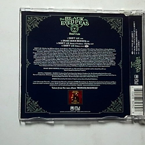 Black Eyed Peas – Don't Lie (CD, 2005) Australia 9884362