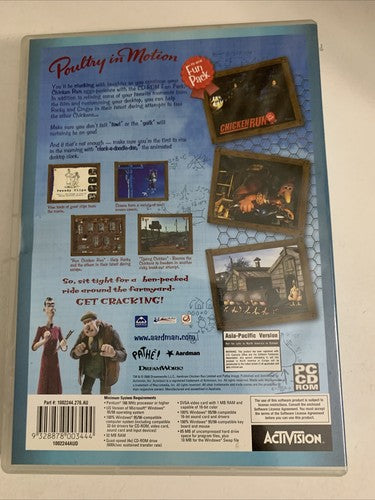 Chicken Run PC Windows CD-ROM Game