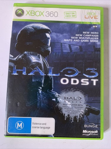 Halo 3: ODST Microsoft XBOX 360 PAL Game Complete