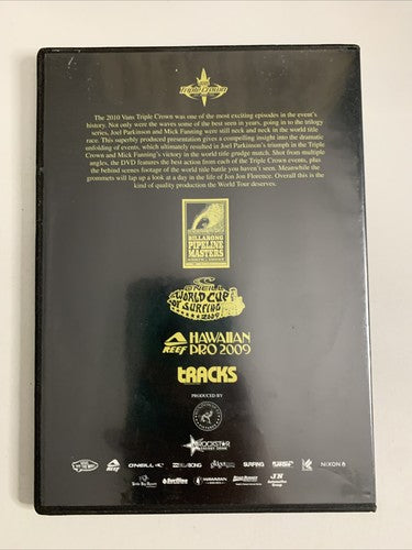 Vans Triple Crown Of Surfing: North Shore Hawaii (DVD, 2010) All Regions