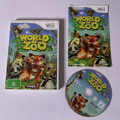 World of Zoo Nintendo Wii PAL 2009 Game Complete