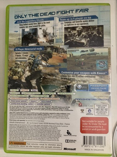 Tom Clancy's Ghost Recon: Future Soldier Microsoft XBOX 360 PAL Game Complete