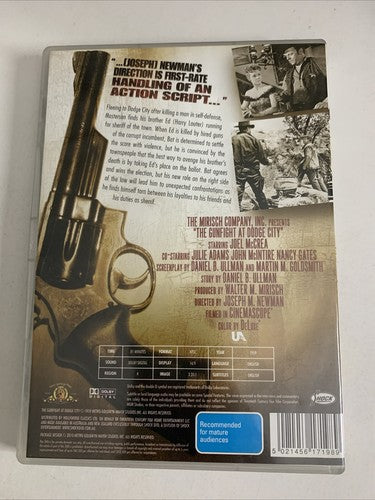The Gunfight at Dodge City (DVD, 1959) Joel McCrea Region 4