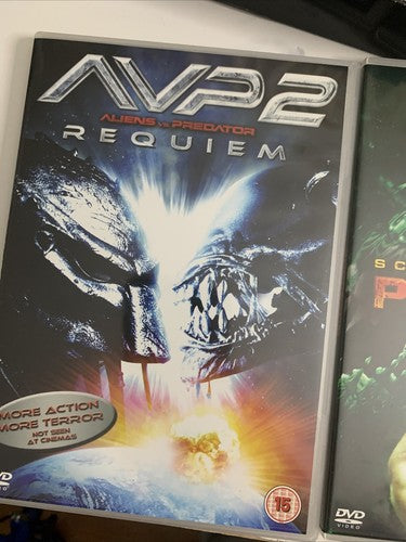 Predator Quadrilogy: Predator 1 &2, Alien Vs Predator, AVP 2 (DVD) Region 2