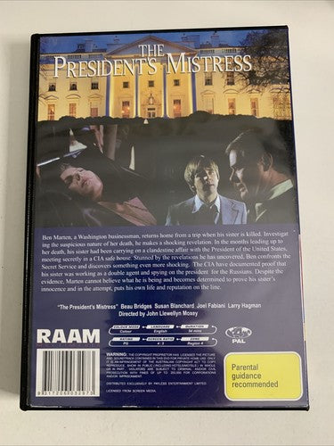 The President's Mistress (DVD, 1978) Beau Bridges, Susan Blanchard Region 4