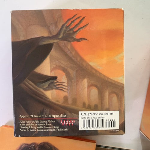 Harry Potter and the Deathly Hallows by J. K. Rowling (CD, 2007, 17-Discs)