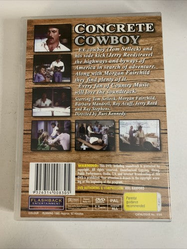 Concrete Cowboy (DVD, 1979) Tom Selleck, Morgan Fairchild All Regions