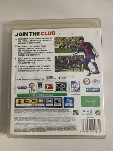 FIFA 13 PlayStation 3 PS3 Game Complete