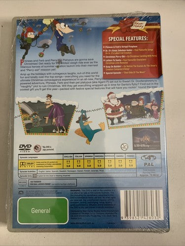 Phineas and Ferb: A Very Perry Christmas (DVD, 2009) Disney Region 4 NEW