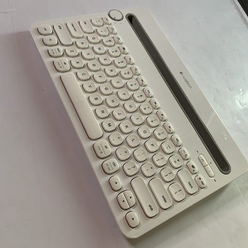 Logitech K480 Wireless Keyboard 3-Selectable Bluetooth Connection White