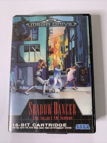 Shadow Dancer: The Secret of Shinobi SEGA Mega Drive PAL 1990 Game Complete