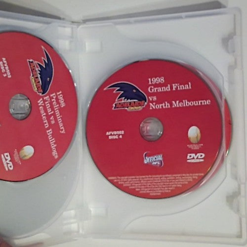 AFL Adelaide Crows 1998 Victory Collector's Pack (DVD, 2011, 5-Disc) All Regions