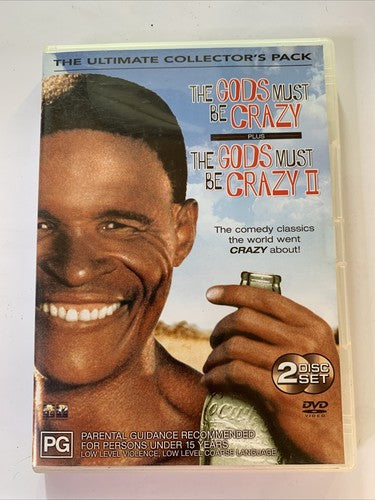 The Gods Must Be Crazy 1 & 2 (DVD, 1980, 2-Disc) Region 4