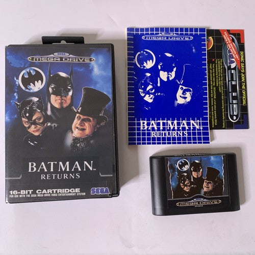 Batman Returns Sega Mega Drive PAL 1992 Game Complete