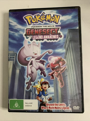 Pokemon The Movie: Genesect and the Legend Awakened (DVD, 2013) Anime Region 4