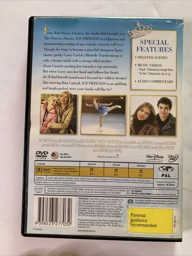 Ice Princess (DVD, 2005) Joan Cusack, Michelle Trachtenberg Region 4