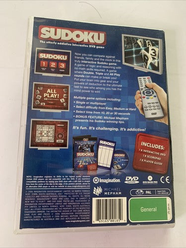 Sudoku: Interactive DVD Game (DVD) Region 4