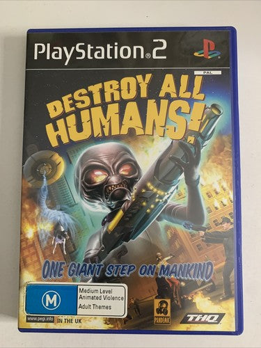Destroy All Humans 1 PS2 Sony PlayStation 2 PAL Game Complete