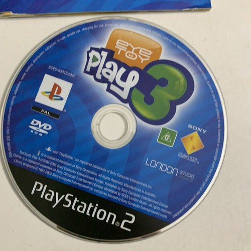 EyeToy: Play 3 PS2 Sony PlayStation 2 PAL Game