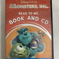 Monsters Inc. Read To Me Book And CD 2008 Disney Pixar Audiobook