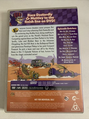 Wacky Races: Volume 1 (DVD) Animation Region 4