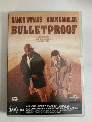 Bulletproof (DVD, 1996) Adam Sandler, James Caan, Damon Wayans Region 4 &2