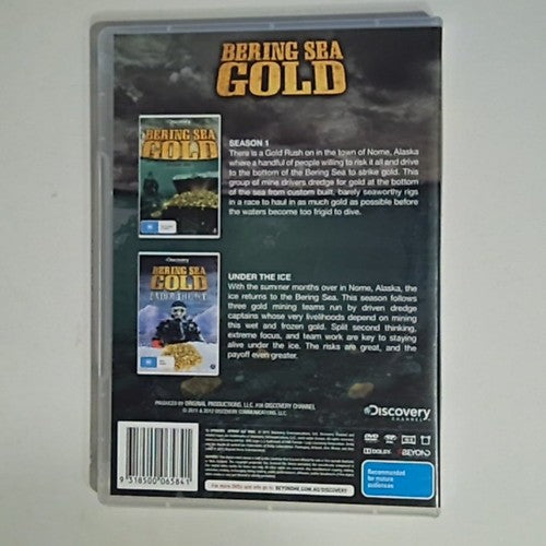 Bering Sea Gold: Season 1 + Under The Ice (DVD, 2018, 4-Disc) Region 4 NEW