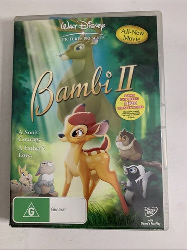 Bambi 2: The Great Prince of the Forest (DVD, 2006) Disney Film Region 4