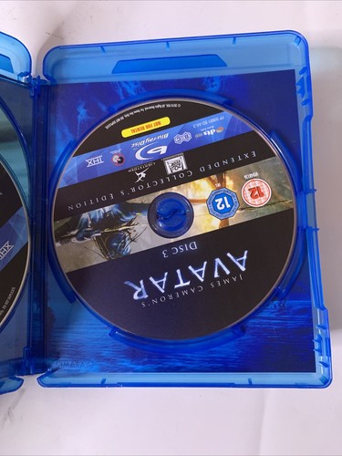 Avatar: Extended Collectors Edition (Blu-ray, 2009, 3-Disc) Region B