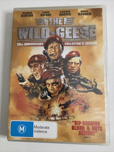The Wild Geese (DVD, 1978) Richard Burton, Richard Harris Region 4 NEW