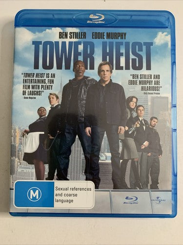Tower Heist (Blu-ray, 2011) Ben Stiller, Eddie Murphy, Tea Leoni Region B