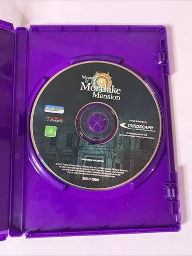 Mystery Of Mortlake Mansion PC CD-ROM Windows Mac Hidden Object Game