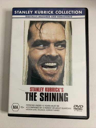 The Shining (DVD, 1980) Jack Nicholson, Shelley Duvall Region 4