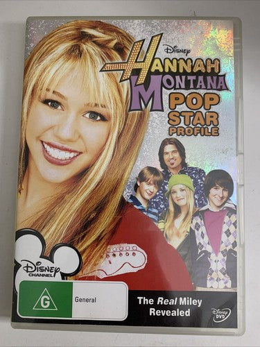 Hannah Montana: Pop Star Profile (DVD, 2006) Disney Miley Cyrus Region 4
