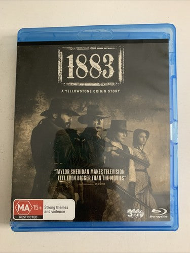 1883 : Season 1 (Blu-ray, 2021, 3-Disc) Billy Bob Thornton, Tom Hanks All Region