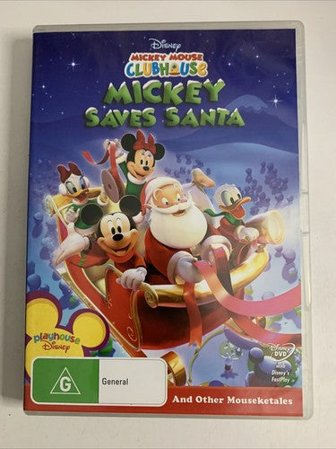 Mickey Mouse Clubhouse: Mickey Saves Santa (DVD, 2007) Disney Animation Region 4