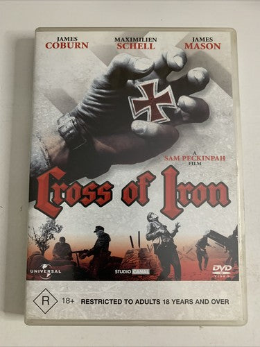 Cross of Iron (DVD, 1977) James Coburn, Maximilian Schell, James Mason Region 4