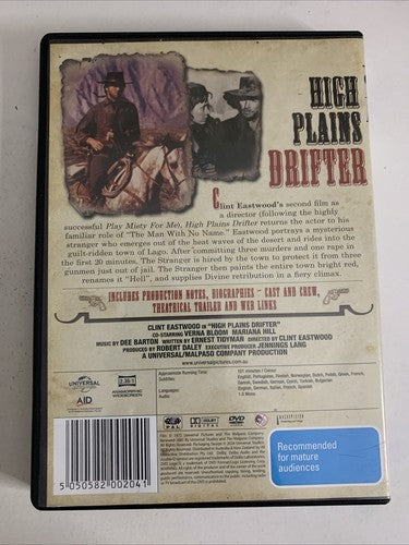 High Plains Drifter (DVD, 1973) Clint Eastwood Region 4 &2