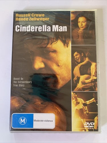 Cinderella Man (DVD, 2005) Russell Crowe, Renee Zellweger Region 4 NEW Sealed