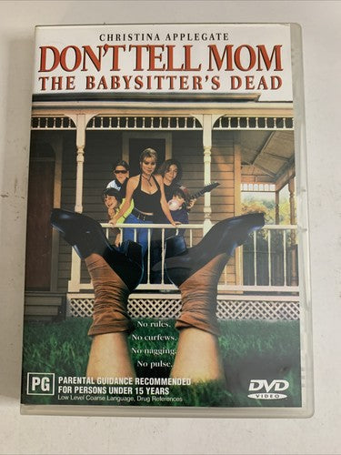 Don't Tell Mom the Baby-Sitter's Dead (DVD, 1991) Christina Applegate Region 4