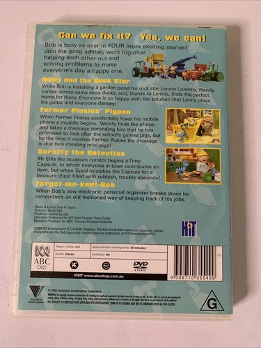 Bob The Builder: Roley And The Rockstar (DVD, 2005) Region 4