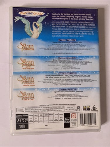 The Swan Princess Trilogy (Ultimate Collector's Edition, DVD, 1994) Region 4