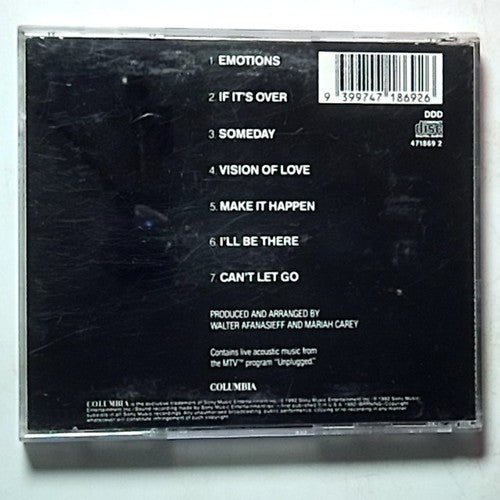 Mariah Carey – MTV Unplugged EP (CD, 1992) Australia 471869 2