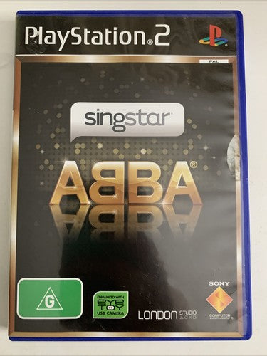 Singstar ABBA PS2 Sony Playstation 2 PAL Karoake Game