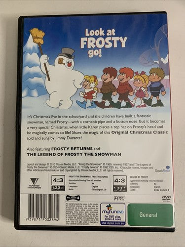 Frosty the Snowman / Frosty Returns / The Legend Of Frosty (DVD, 2010) NEW
