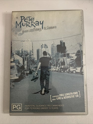 Pete Murray – Passing Time (DVD + CD, 2004, 2-Disc) All Regions